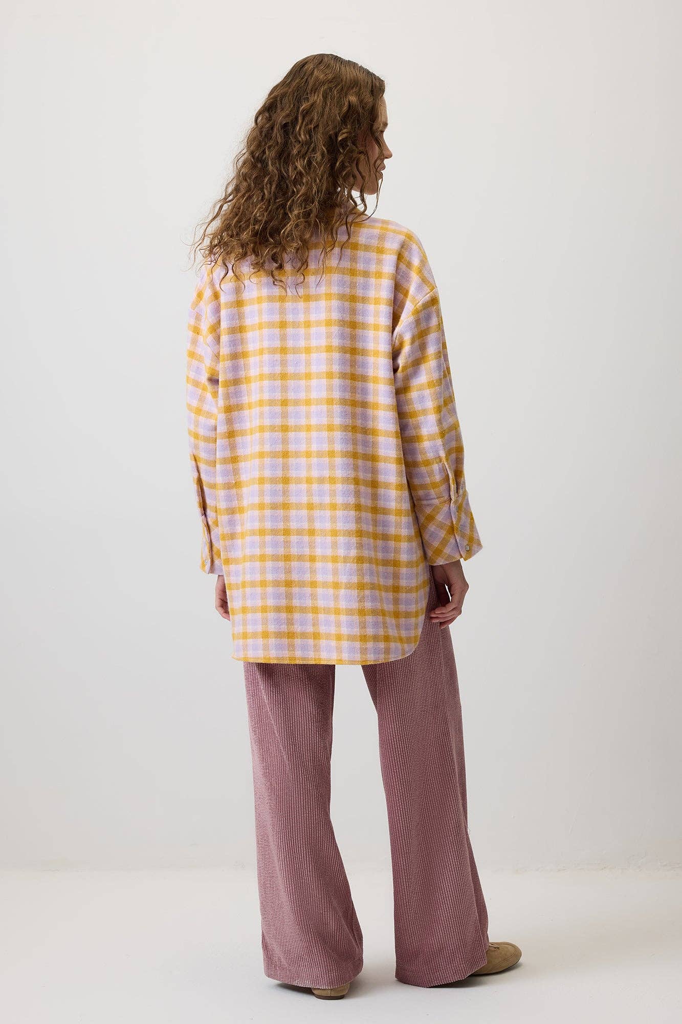 Camicia oversize a quadri stile boscaiolo