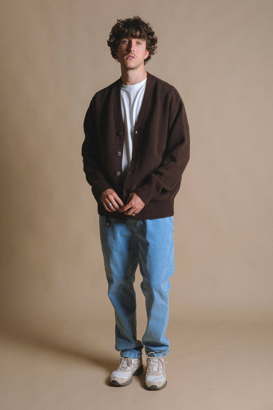 Cardigan oversize Relleu color cioccolato