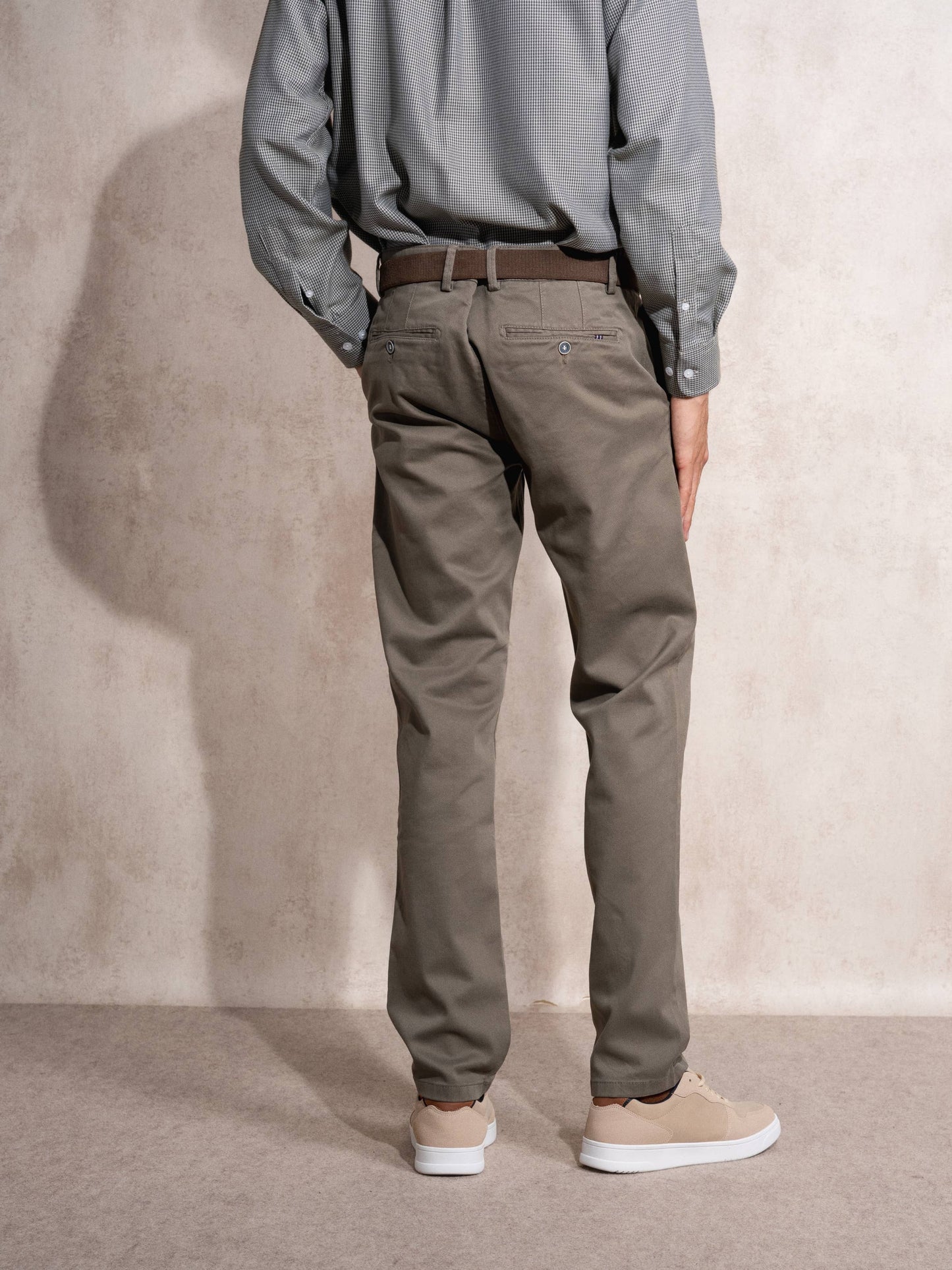 Pantaloni chino da uomo beige
