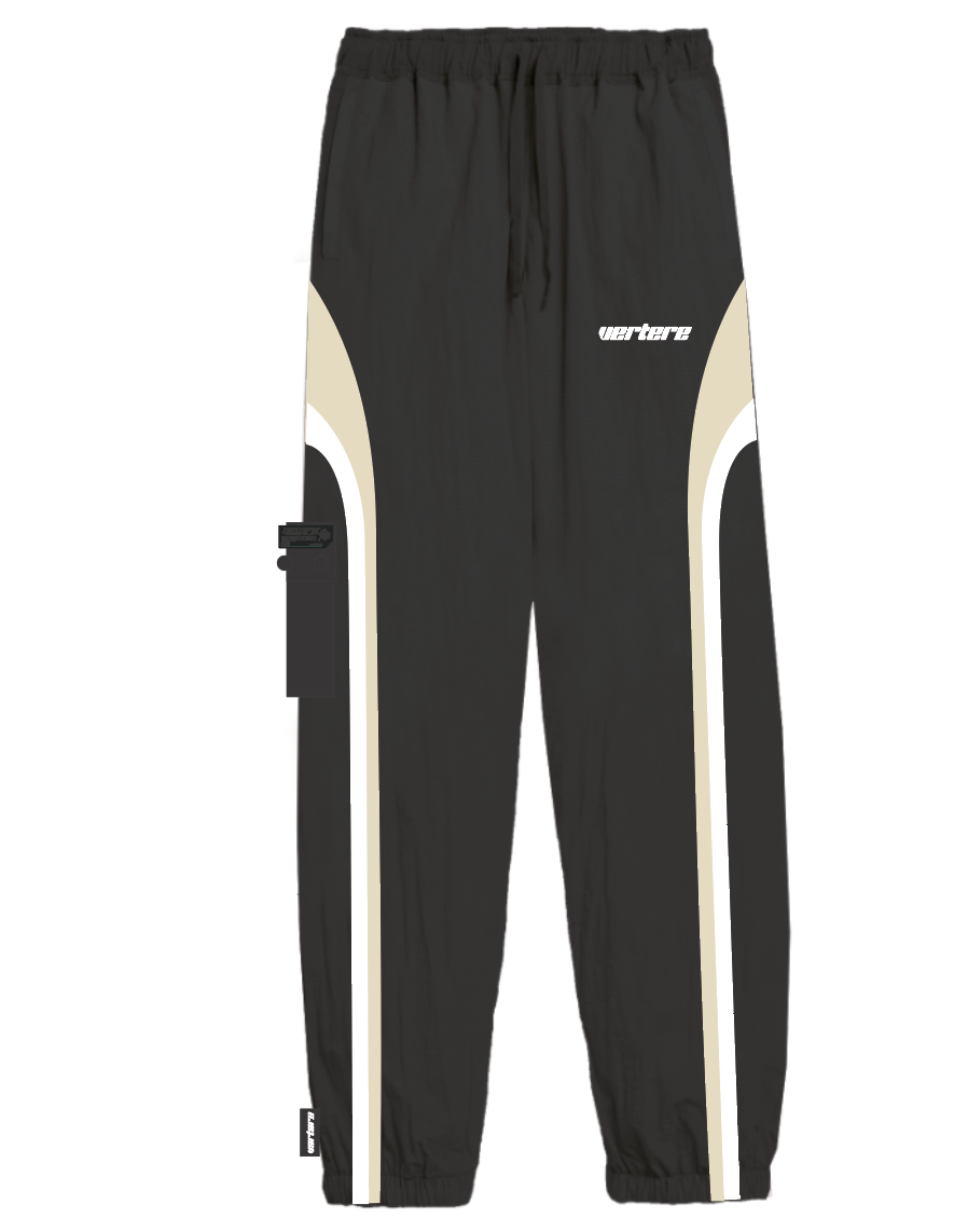Pantaloni Coach Neri Streetwear Uomo
