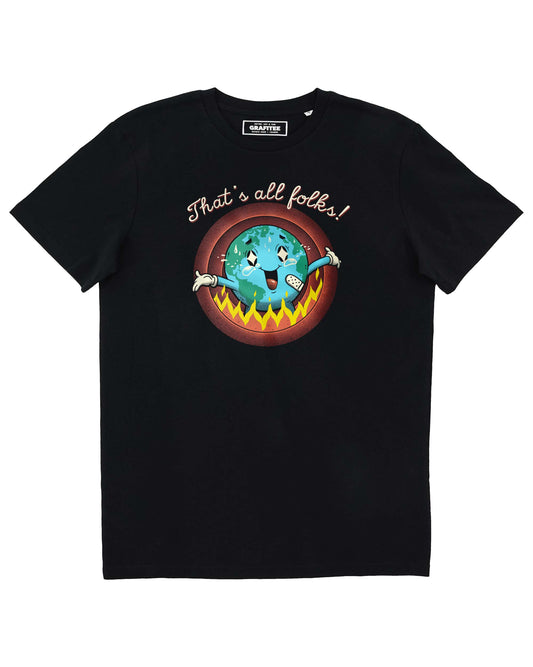 T-shirt unisex in cotone biologico con stampa Planet Humor
