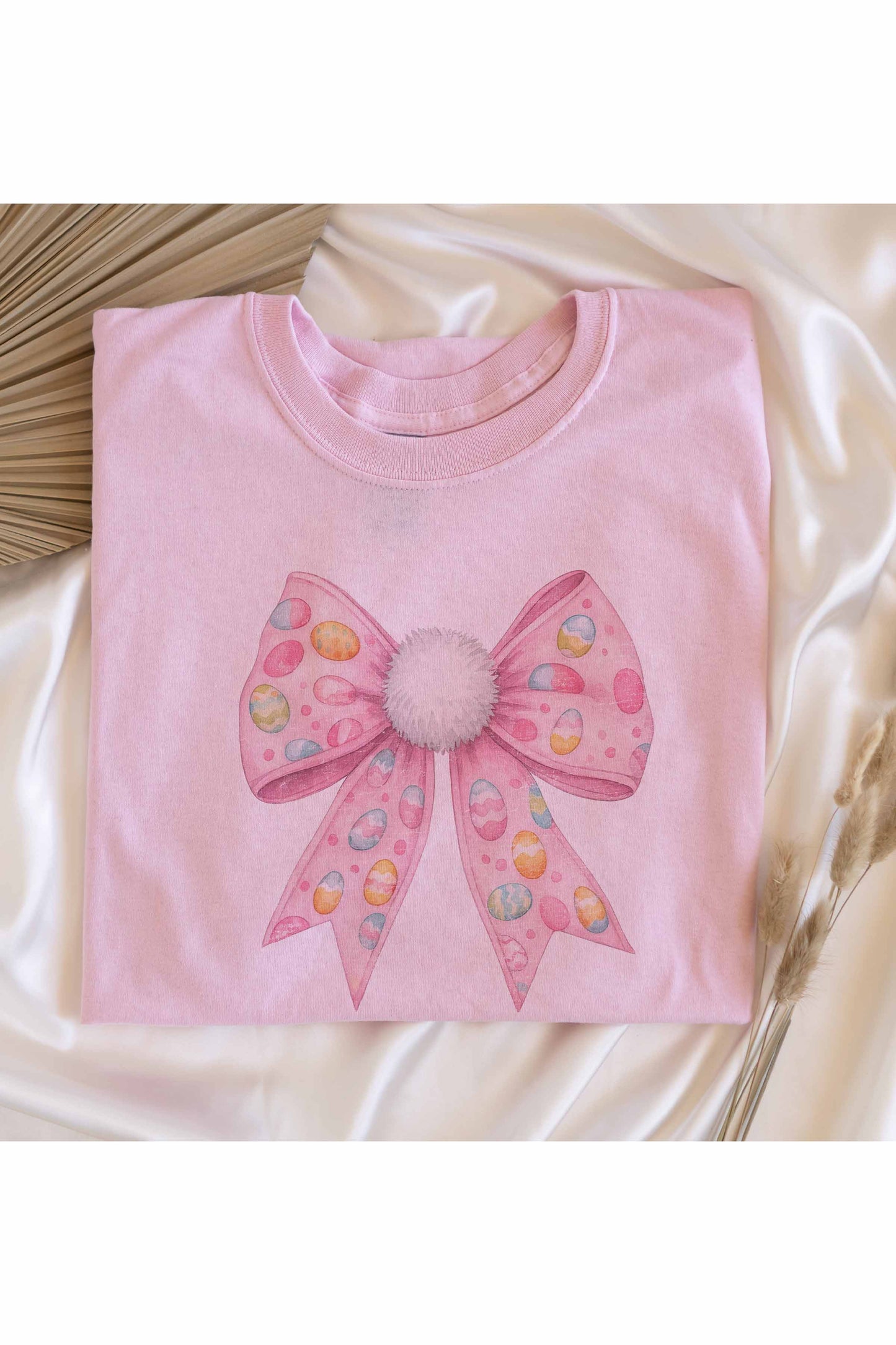 T-shirt oversize con fiocco coniglietto