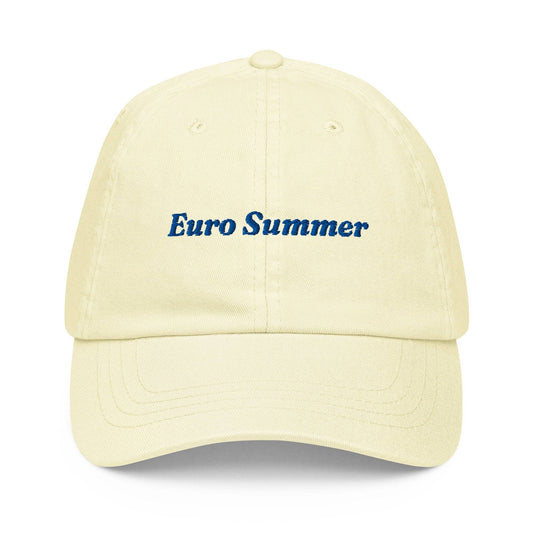 Cappellino da baseball Euro Summer pastello in cotone