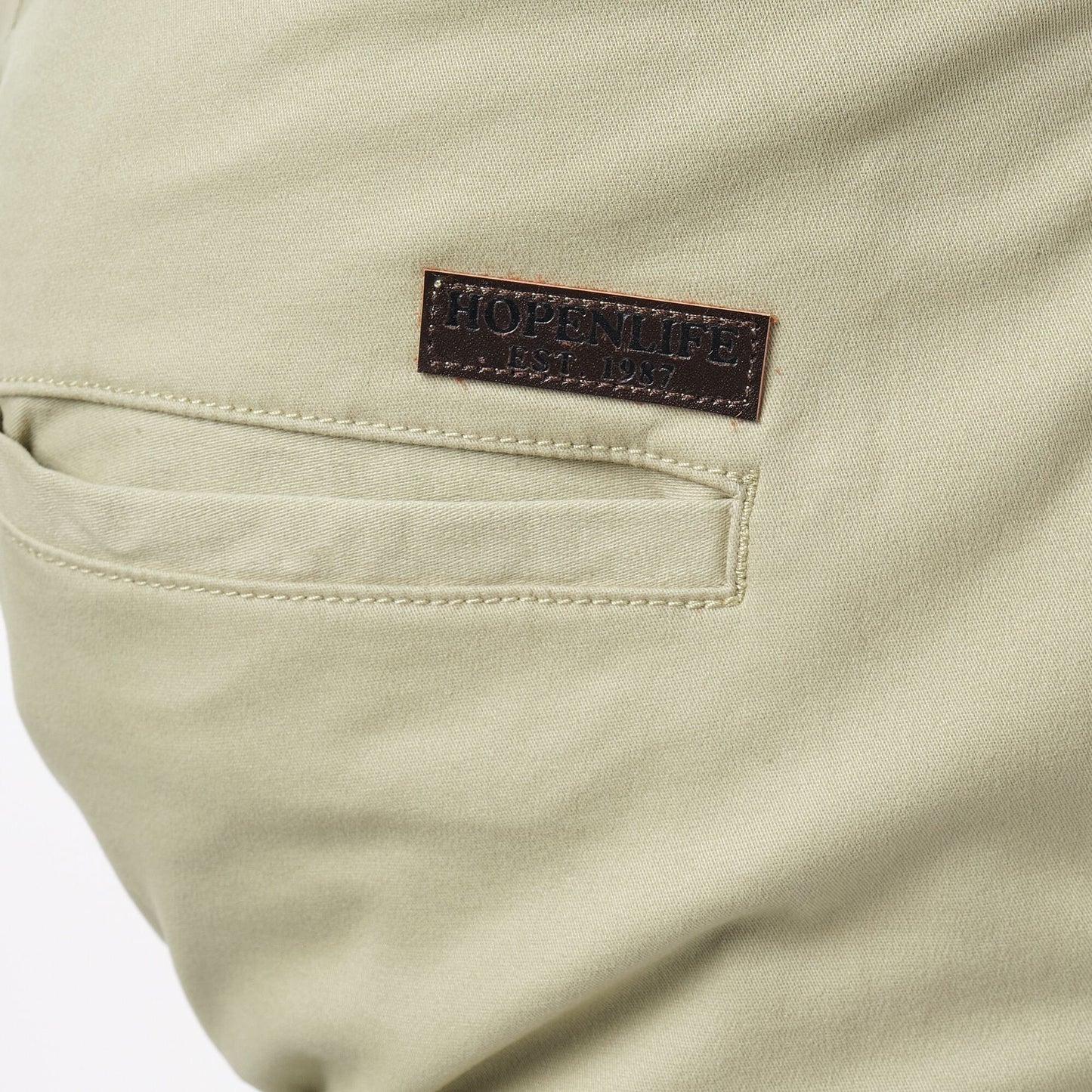 Pantaloni cargo uomo slim kaki con coulisse