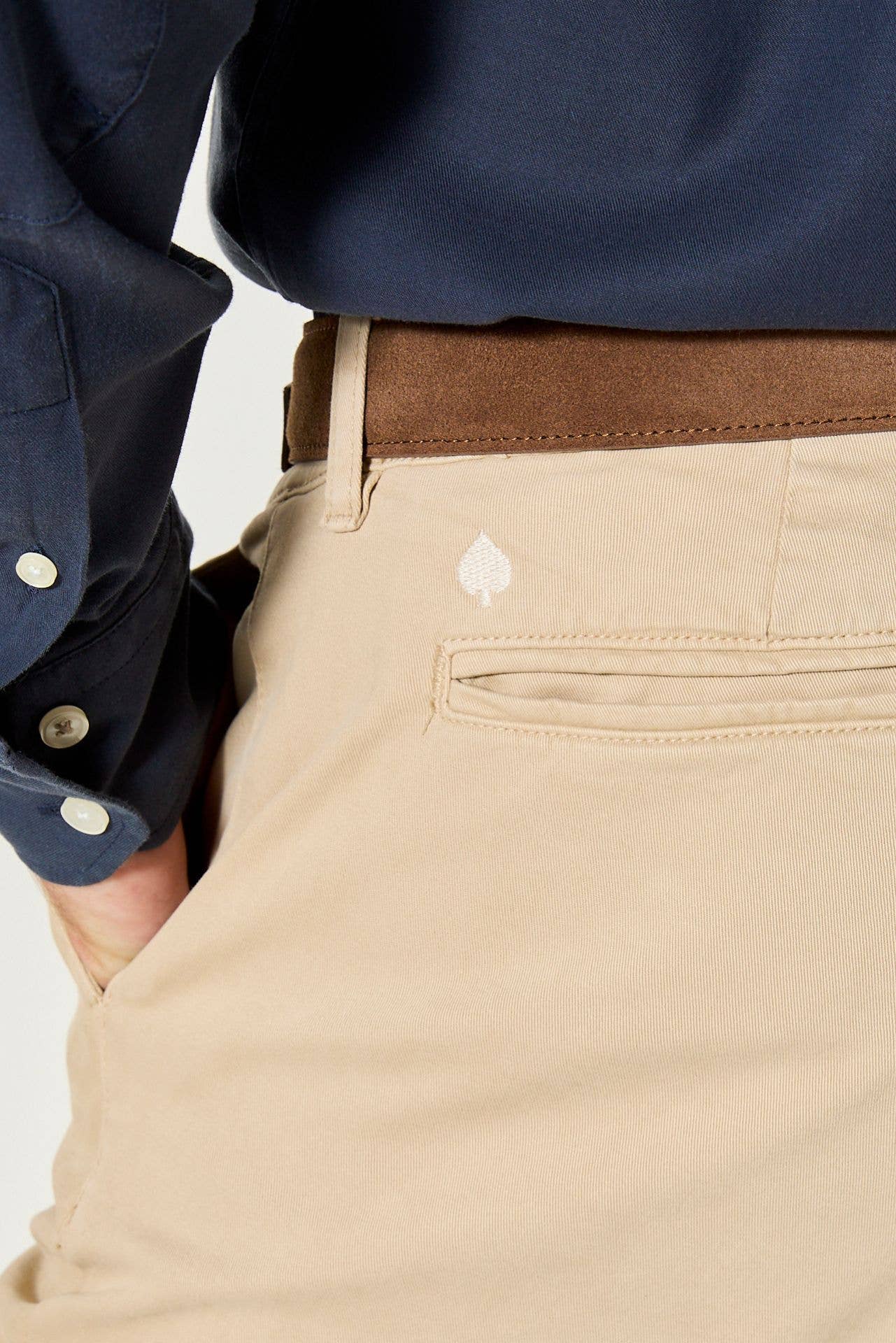 Pantaloni Chino Slim Arturo Beige da Uomo