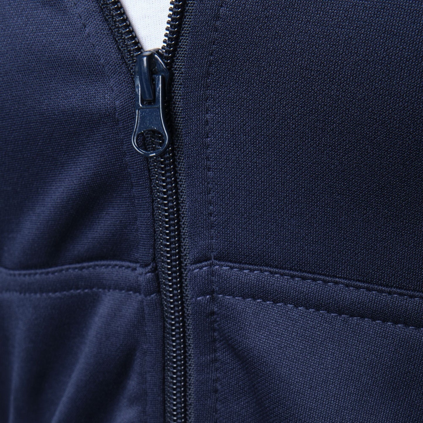 Tuta sportiva uomo blu navy con felpa con cappuccio e pantaloni