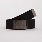 Cintura in tessuto in cotone con fibbia logo