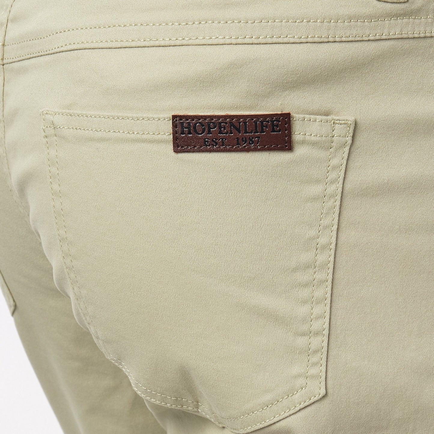 Bermuda uomo 5 tasche in cotone stretch kaki
