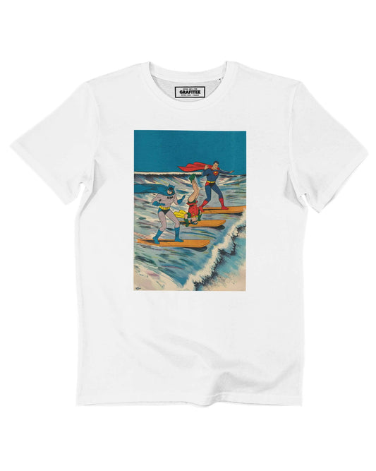 T-shirt La Vida Loca bianca in cotone biologico premium