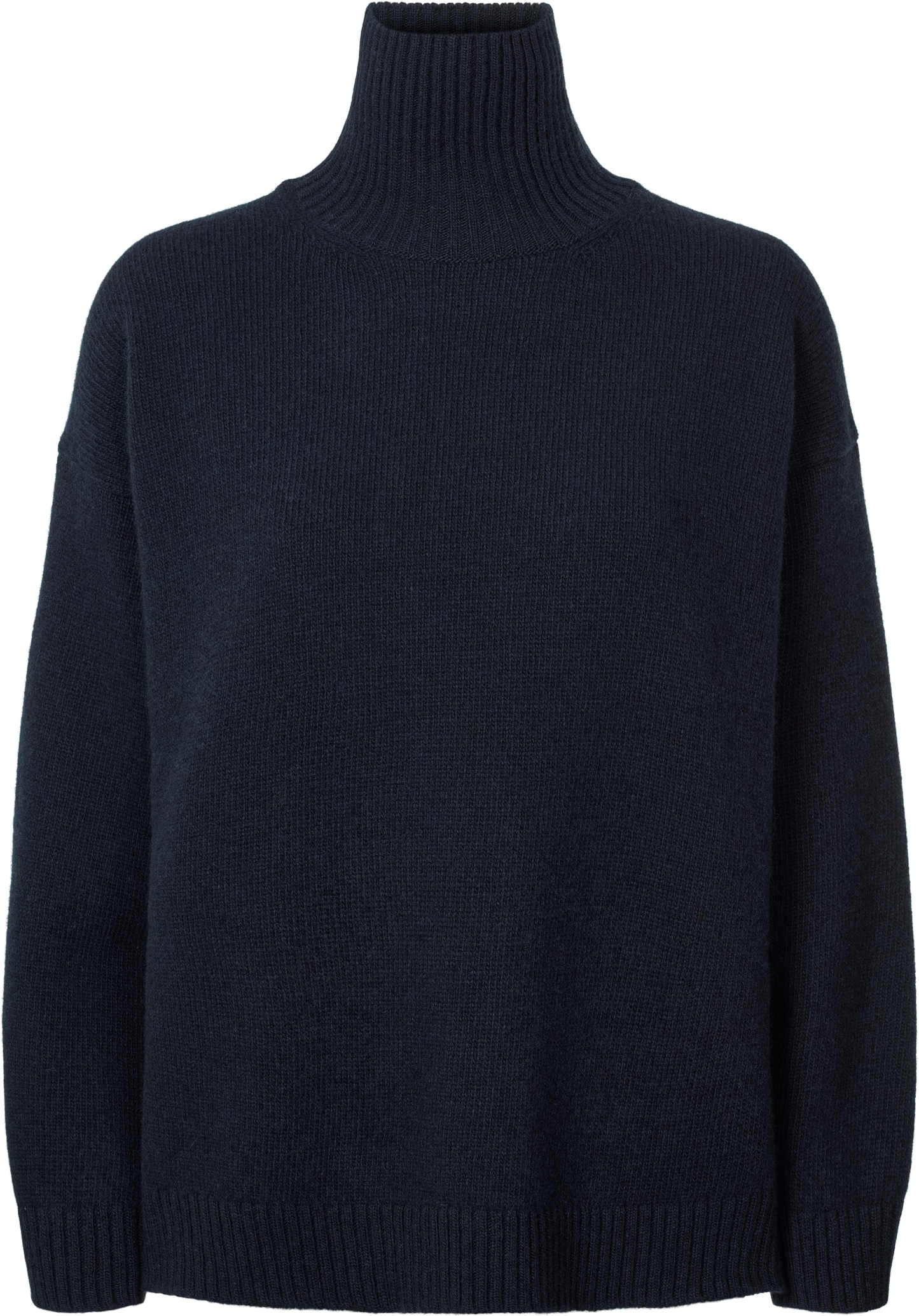 Maglione Mandie in lana d’agnello GOTS blu notte