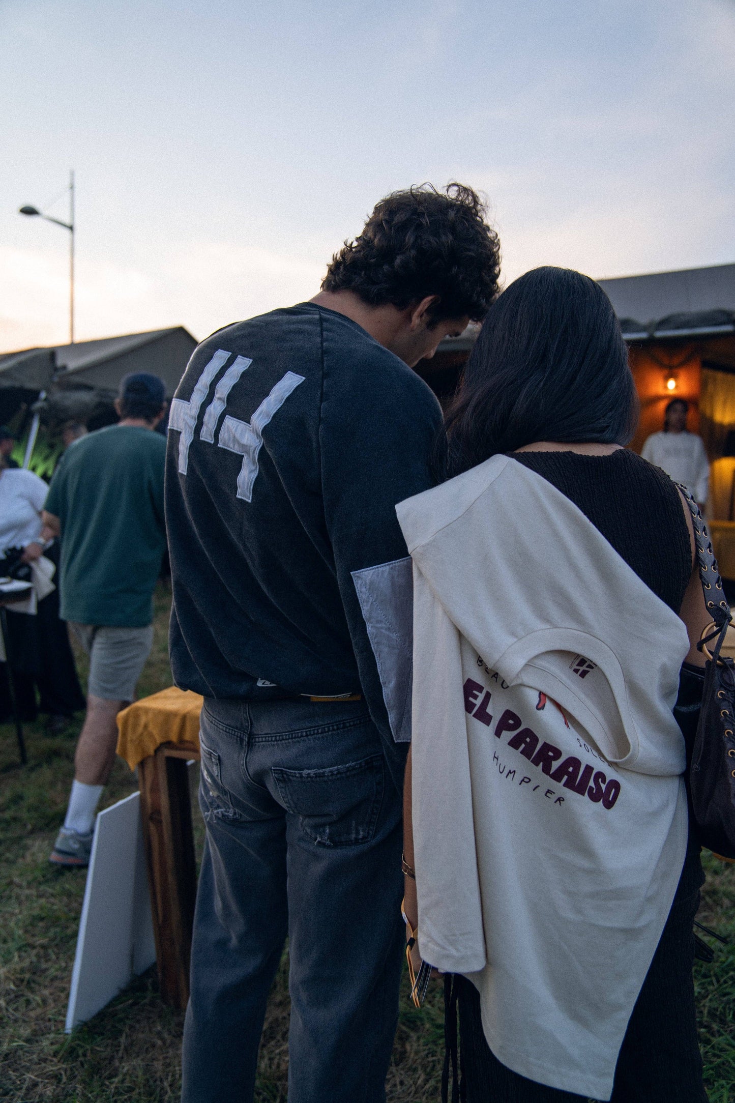 Felpa girocollo racing in cotone biologico