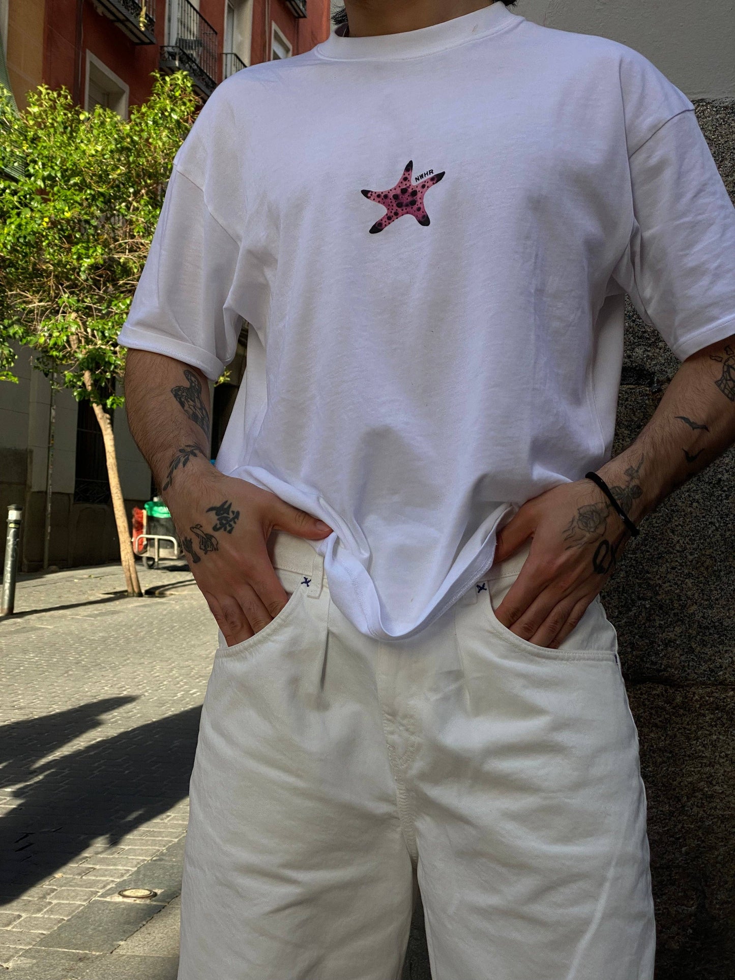 T-shirt oversize “Extinction is Forever” in cotone biologico