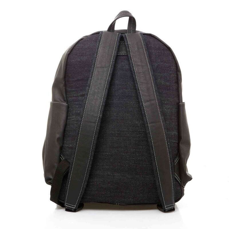 Zaino uomo in ecopelle nero