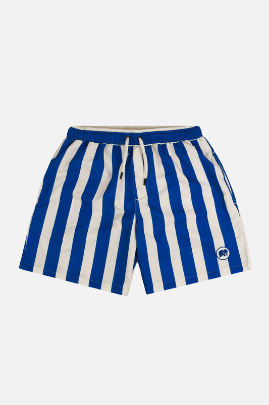 Costume da bagno Beach Club in SEAQUAL® Yarn a righe blu reale
