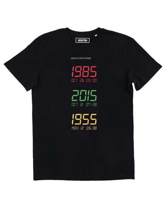 T-shirt Back to the Future con date iconiche
