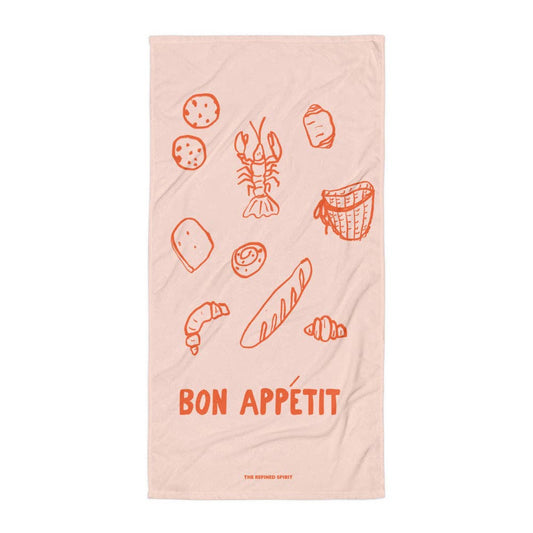 Asciugamano mare Bon Appétit