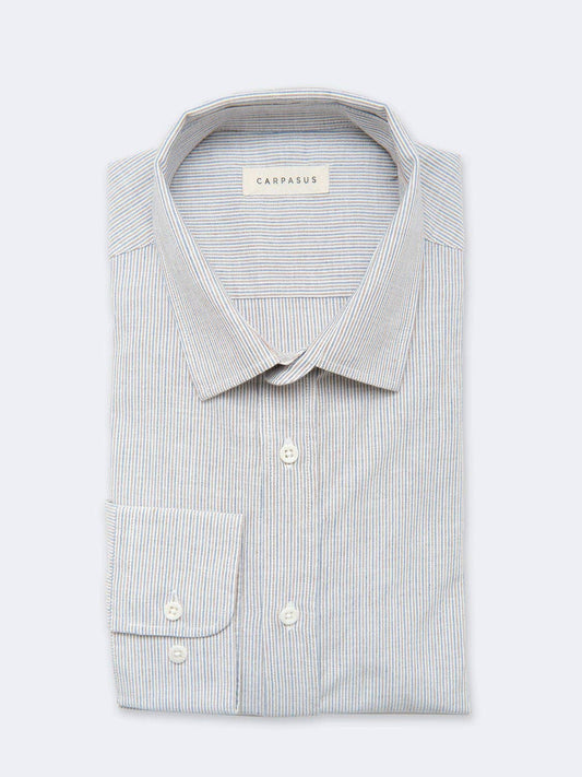 Camicia casual Forno Triple a righe sottili