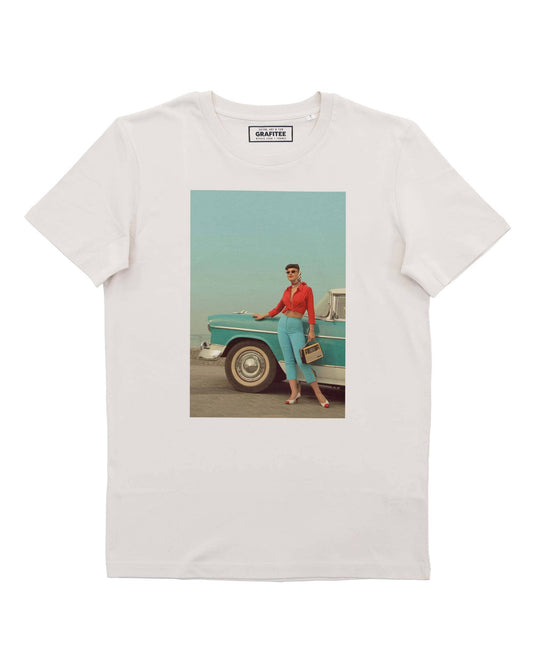 T-shirt donna Cadillac con foto vintage anni ’50