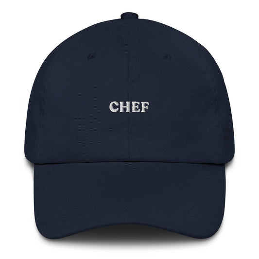 Cappellino da baseball in cotone ricamato “Chef”