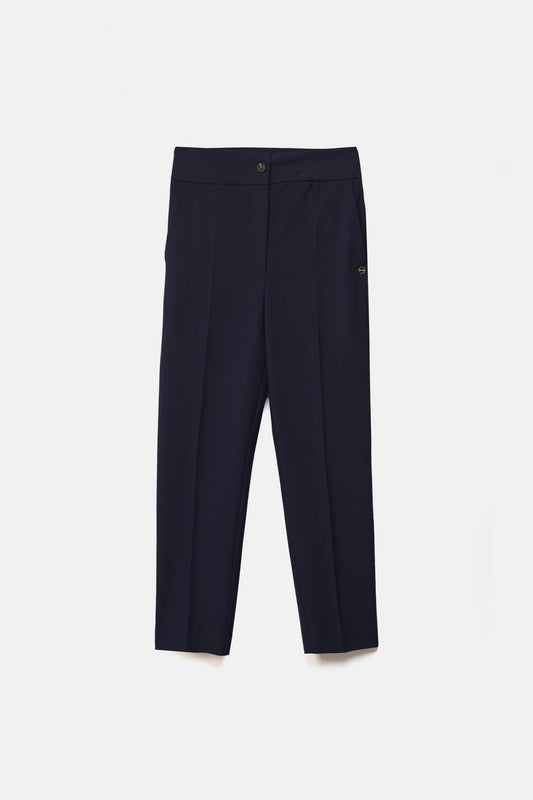 Pantaloni sartoriali essenziali con tasche oblique
