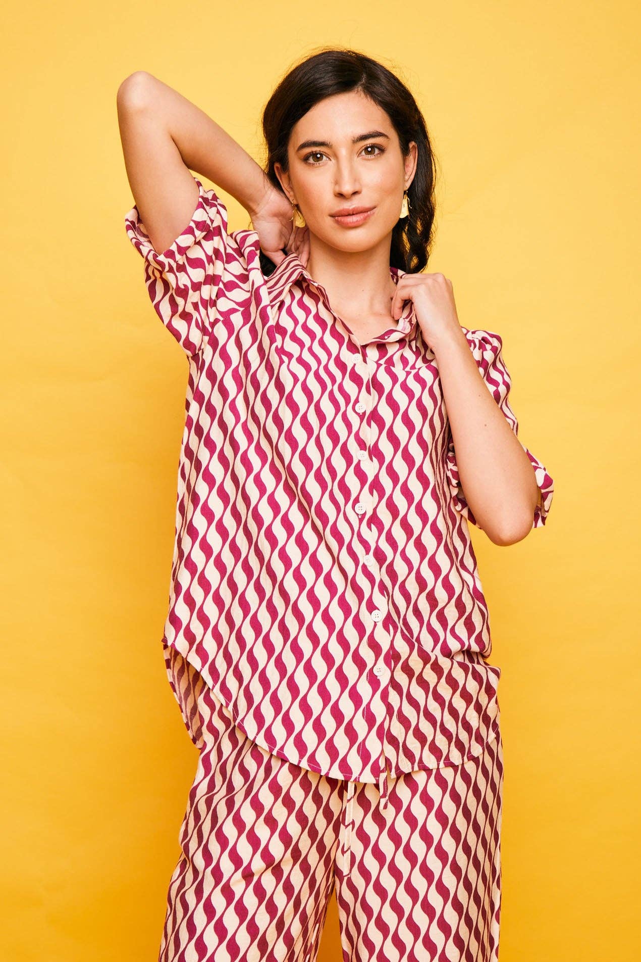 Camicia Aguadulce fucsia