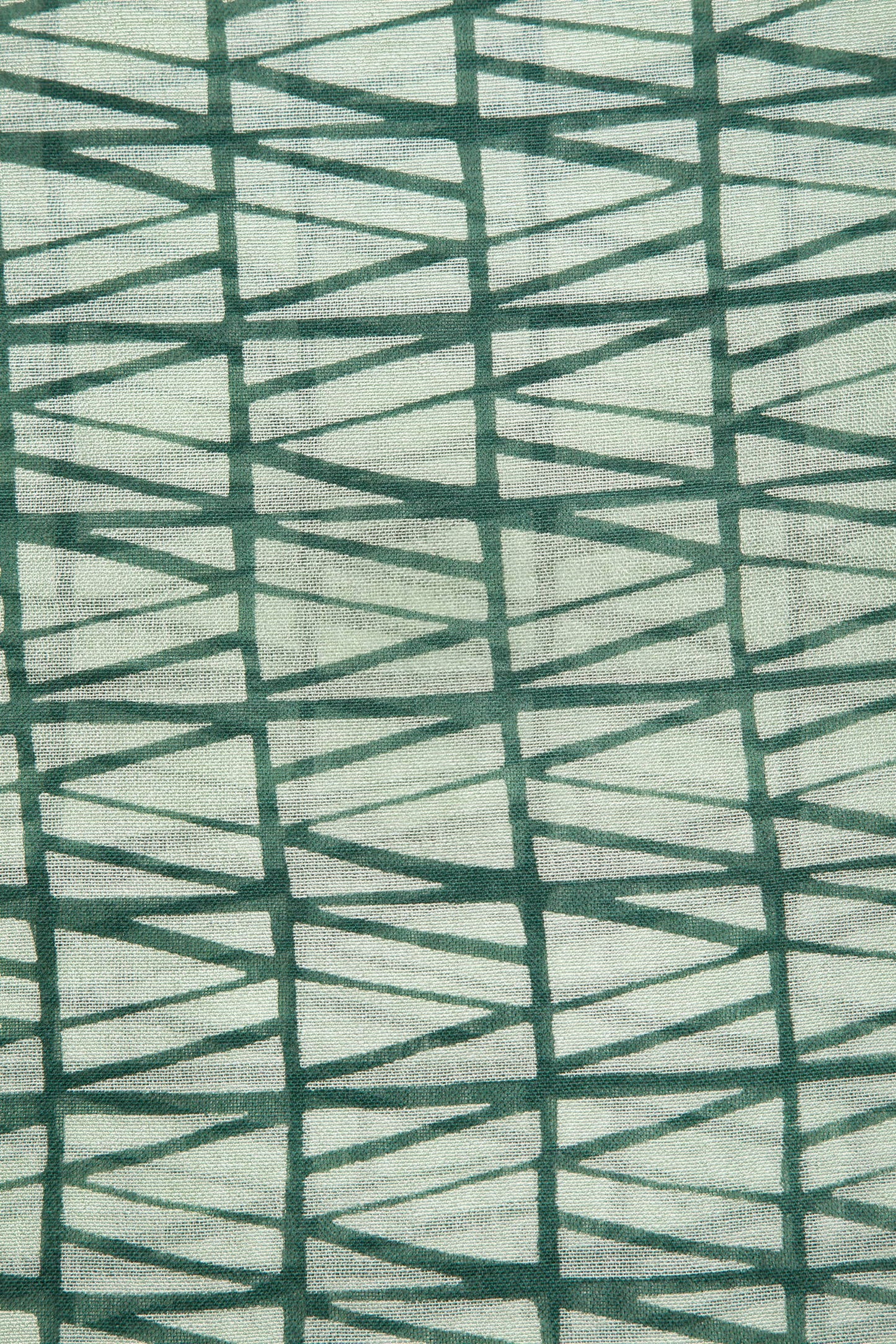 Sciarpa stampata geometrica in lana e modal