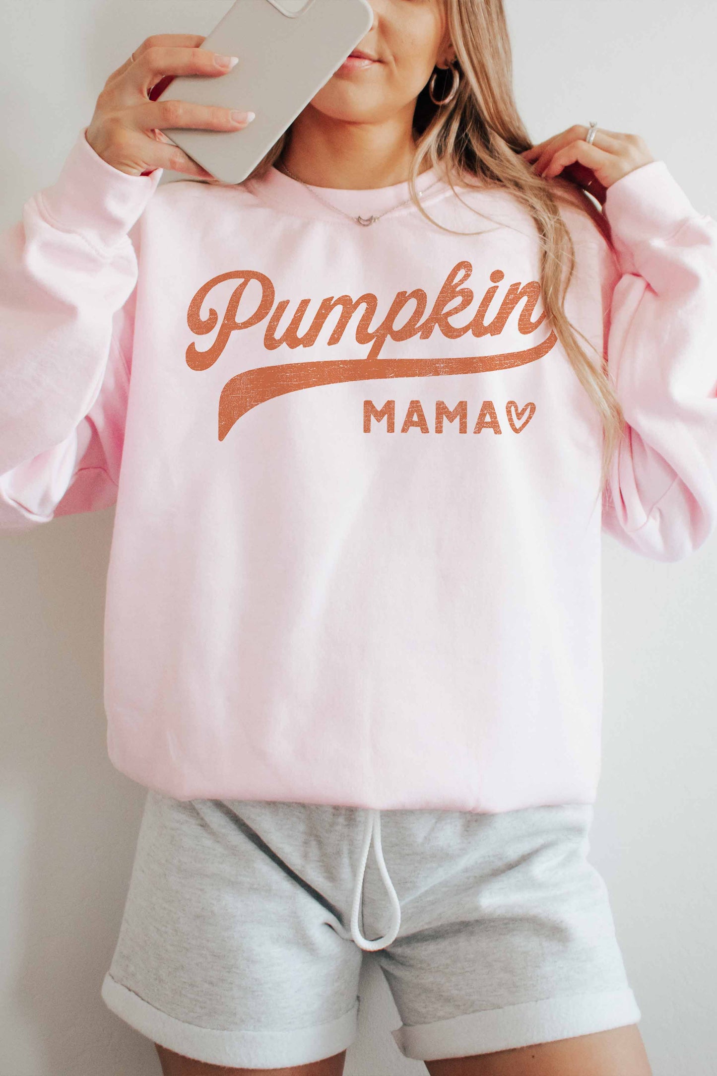 Felpa oversize “Pumpkin Mama”