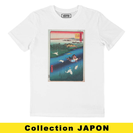 T-shirt unisex in cotone biologico con stampa Floating Aladdin