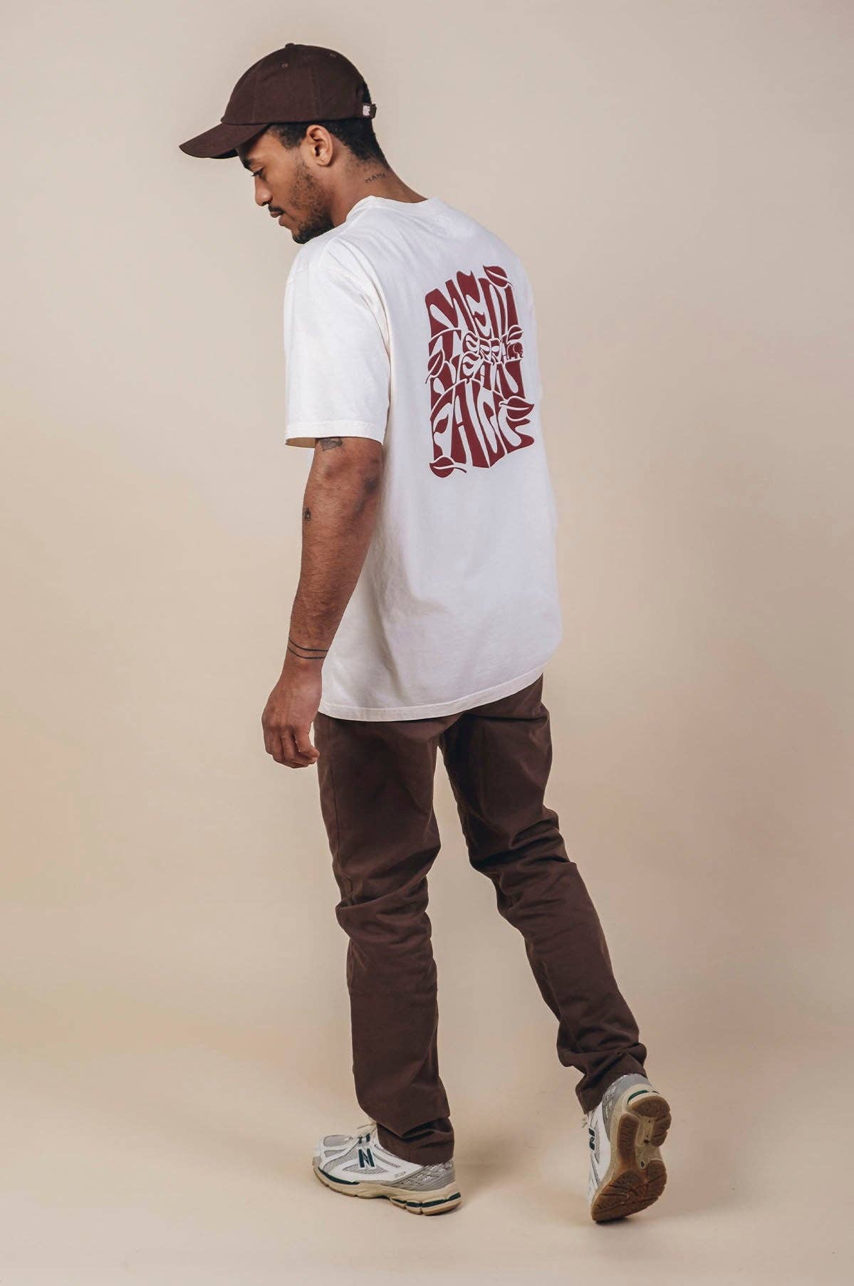 Pantaloni da arrampicata in cotone Ecodye marrone Poplar