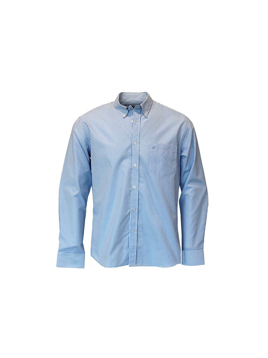 Camicia a righe con collo button-down