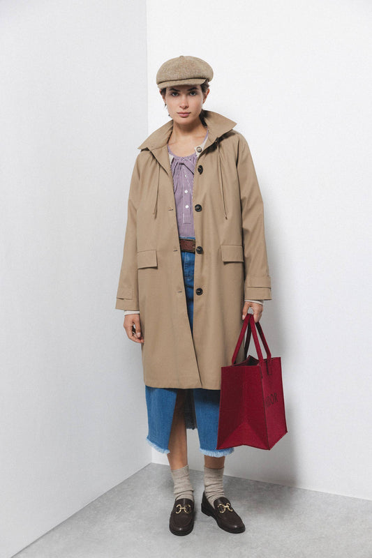 Parka con cappuccio da donna