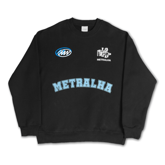 Felpa girocollo oversize Founder Metralha