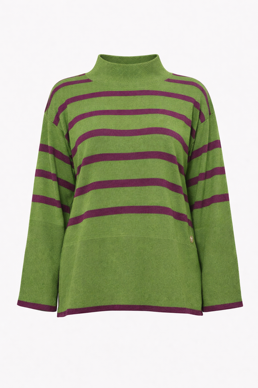 Maglione a righe Madalena in lana e cashmere