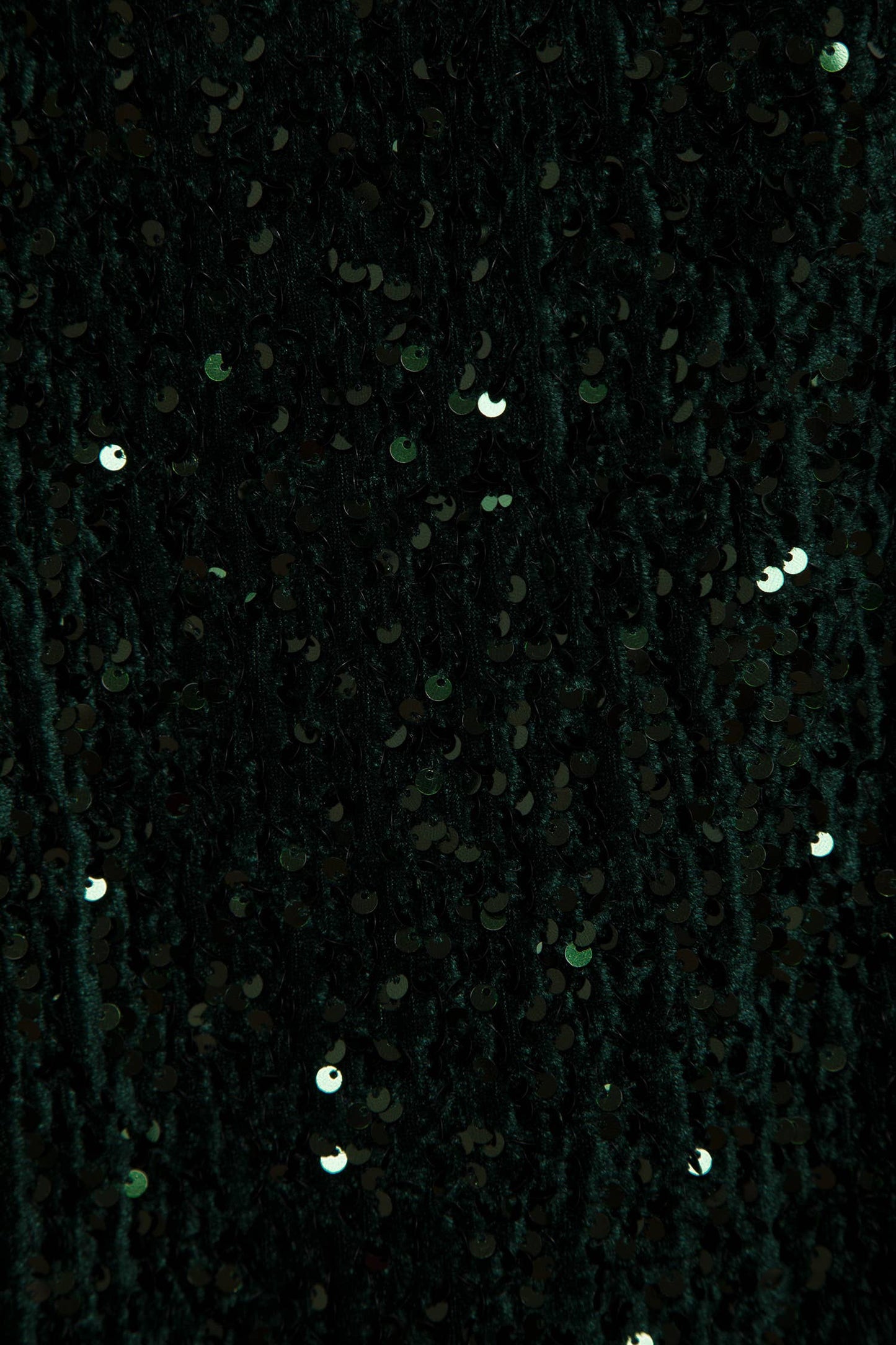 Pantaloni con paillettes verdi