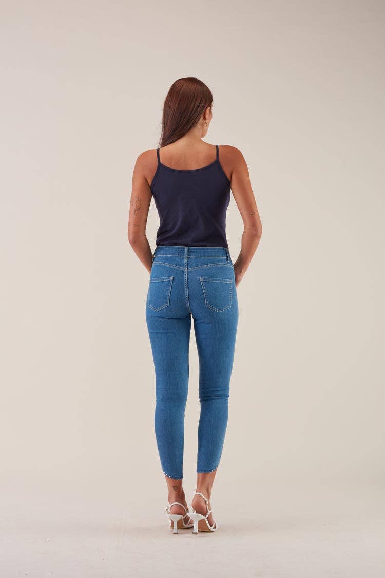 Pantaloni skinny in cotone elasticizzato Transfer
