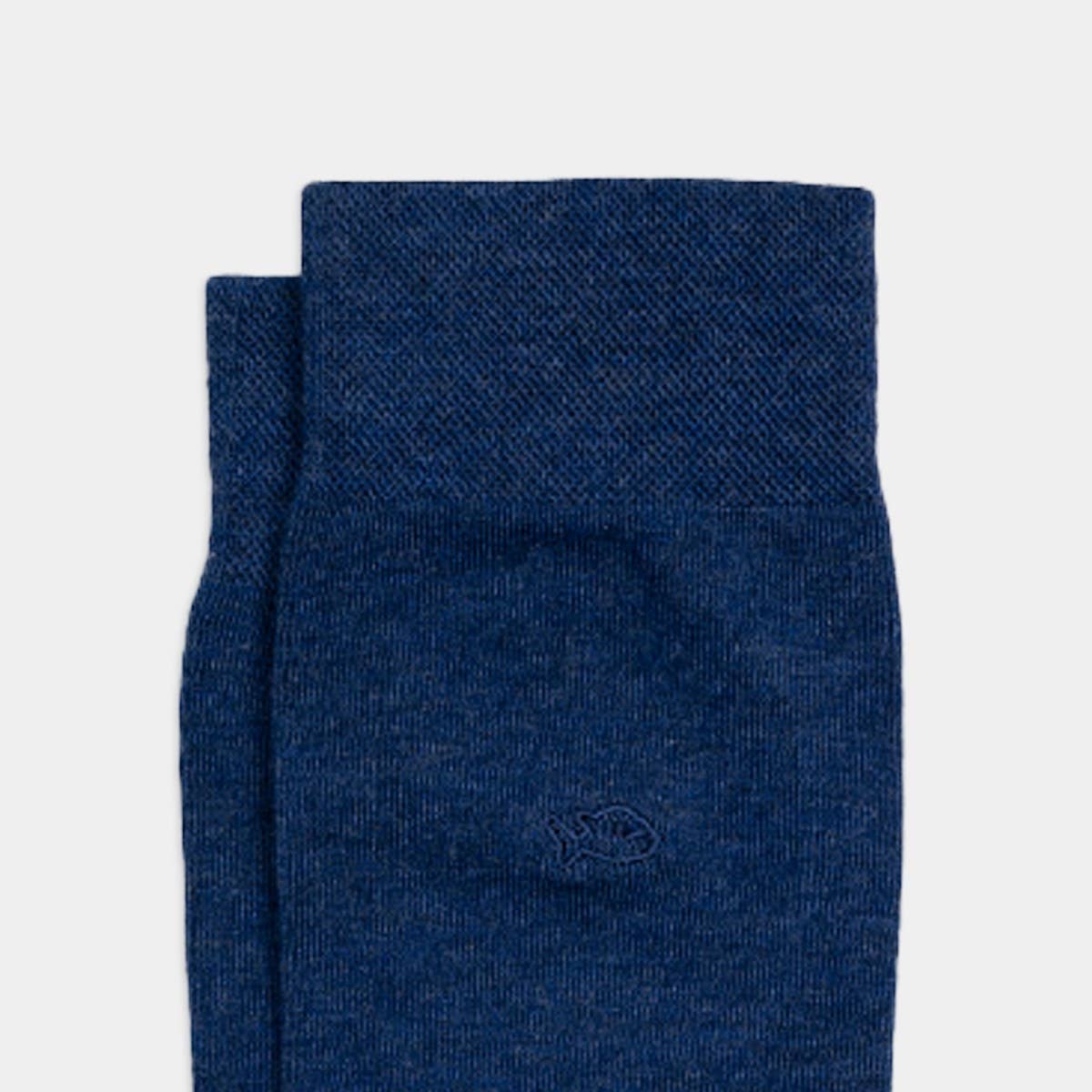 Calzini in bambù blu mélange