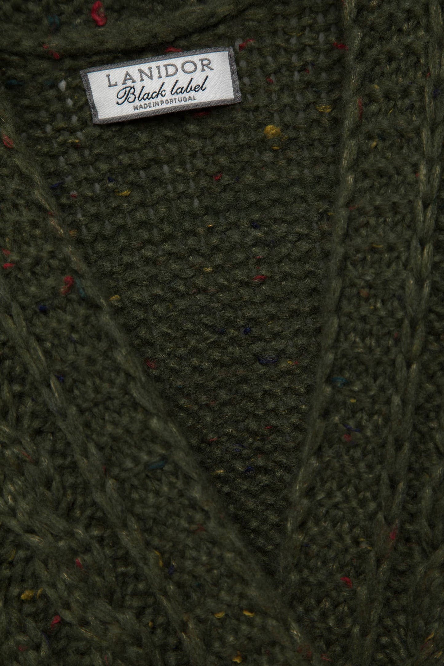 Gilet in maglia strutturata con scollo a V