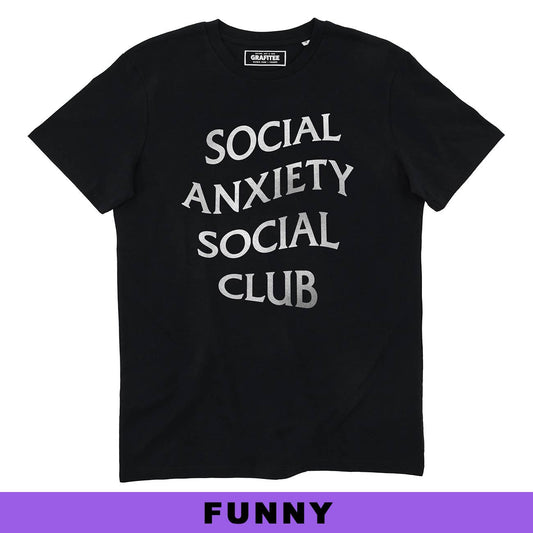 T-shirt streetwear “Social Anxiety Social Club”