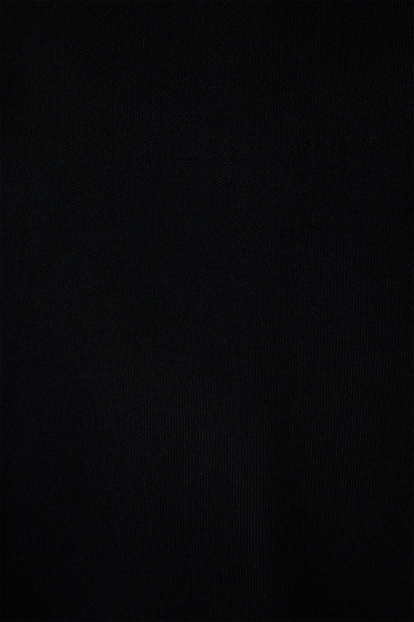 Maglione nero in maglia con perle applicate