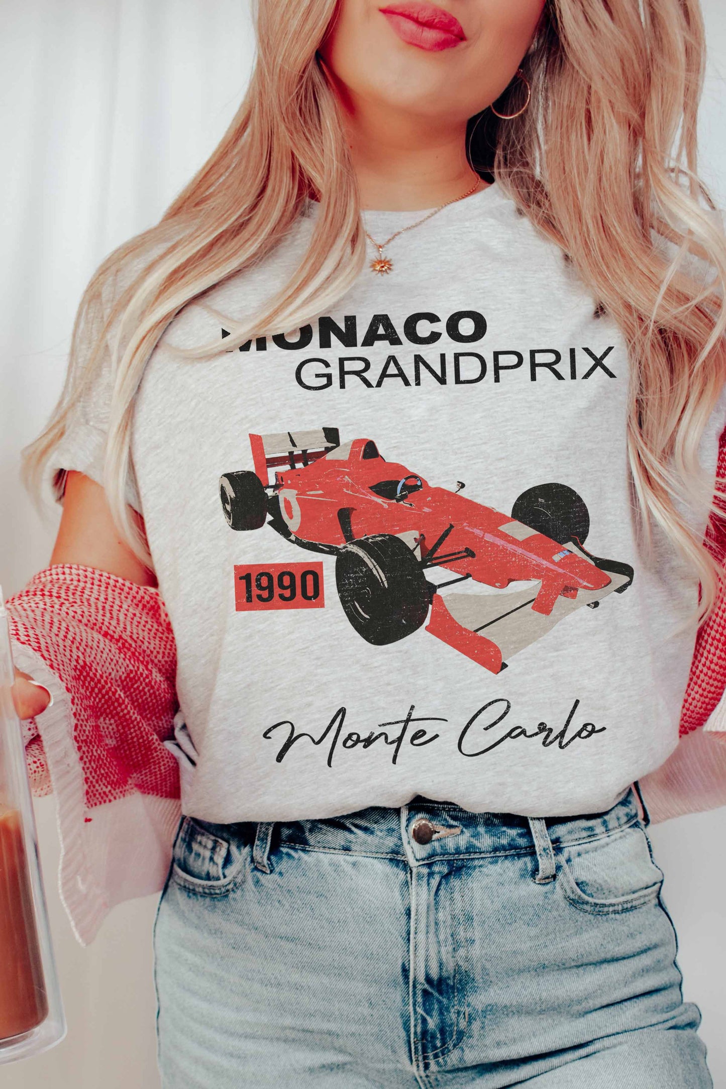 T-shirt grafica Monaco Grand Prix
