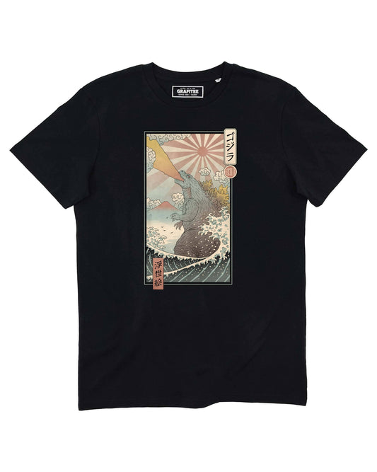 T-shirt King Kaiju con stampa manga giapponese