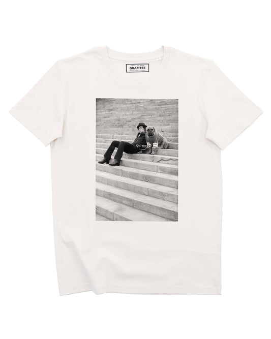 T-shirt Butkus & Rocky con stampa fotografica