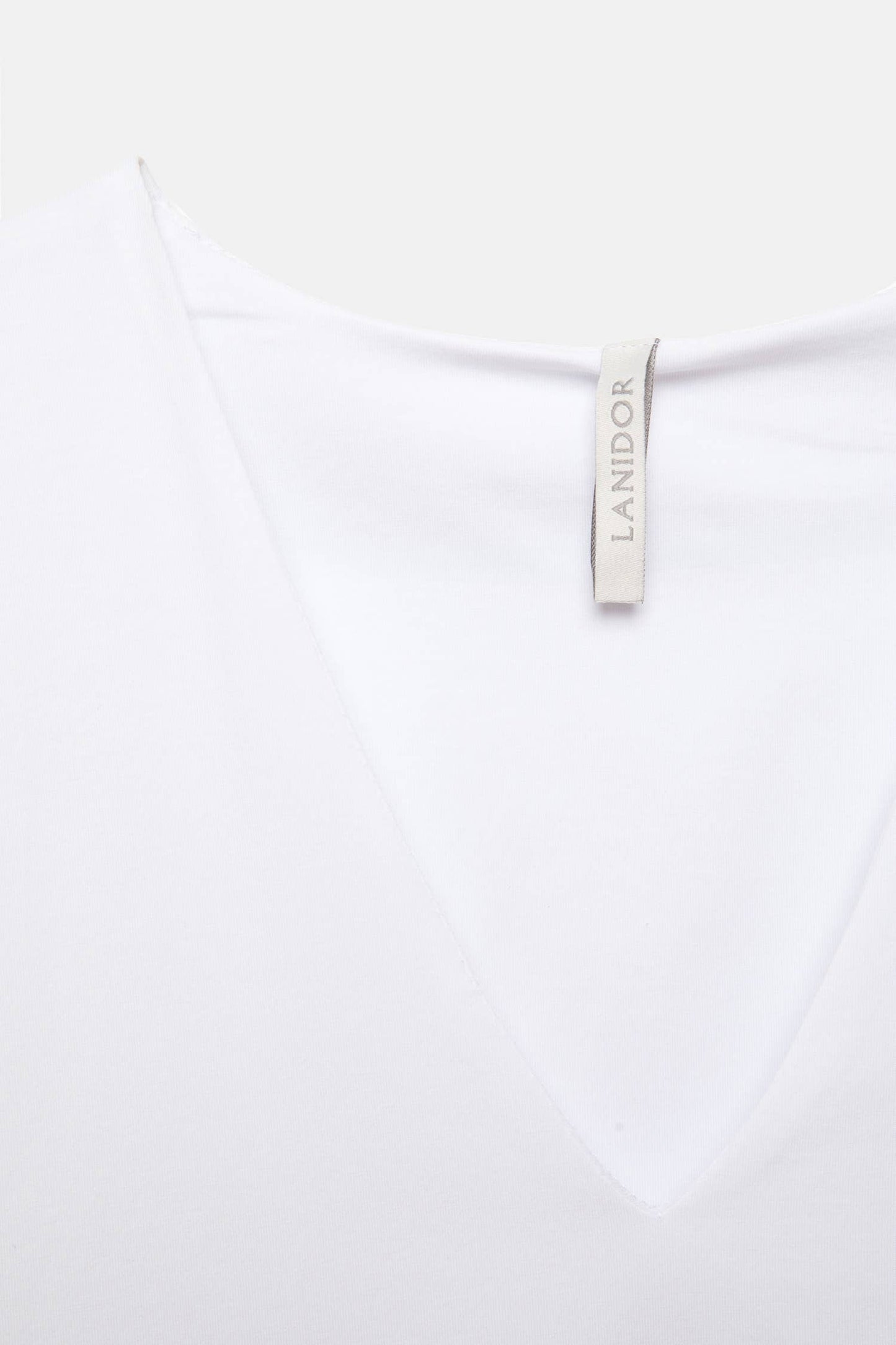 Top basic senza maniche con scollo a V