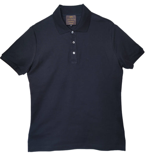 Polo antimacchia in cotone elasticizzato