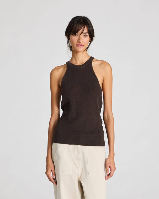 Top in maglia Lulu in cotone biologico