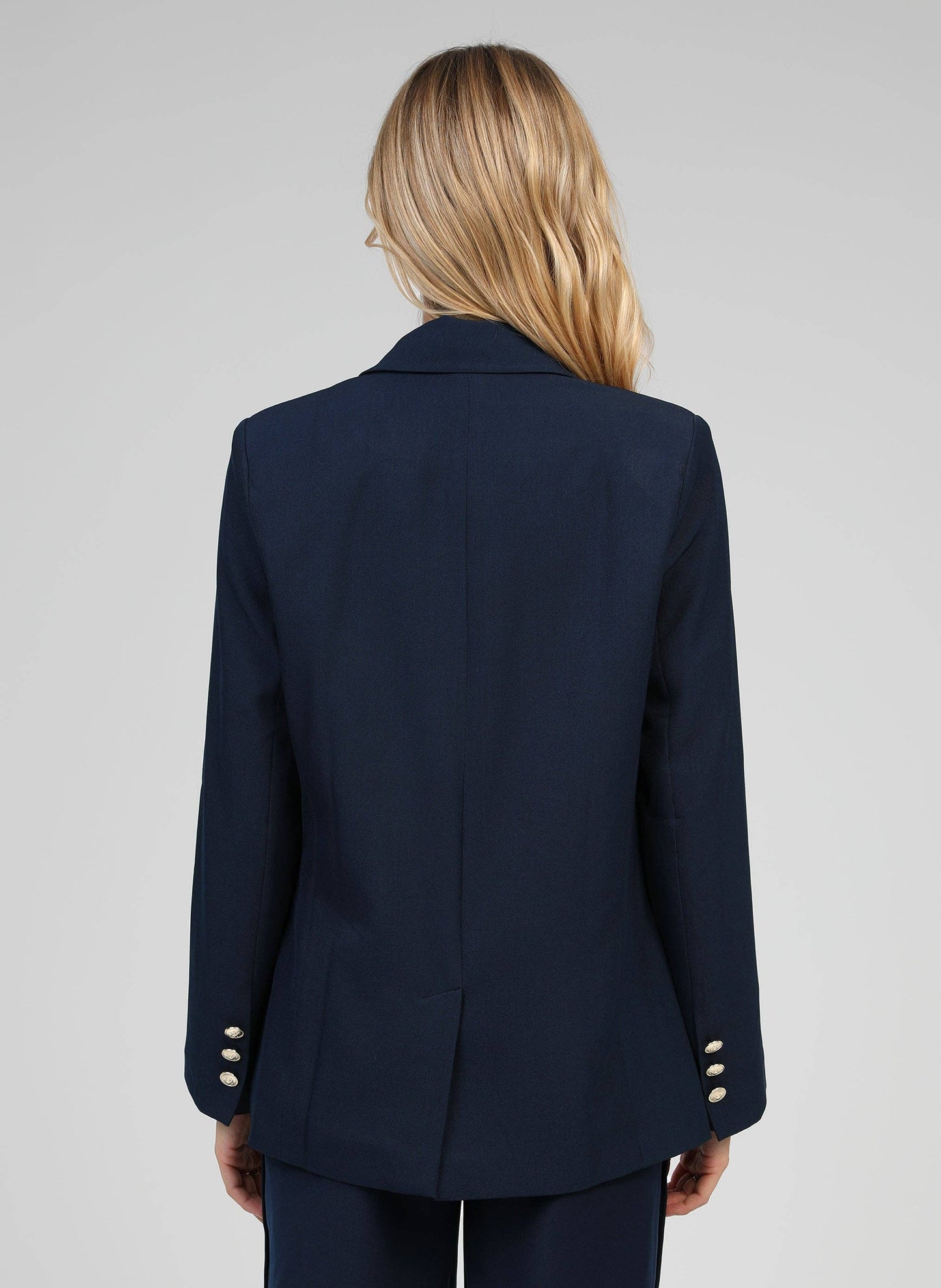 Blazer doppiopetto blu navy Zakie