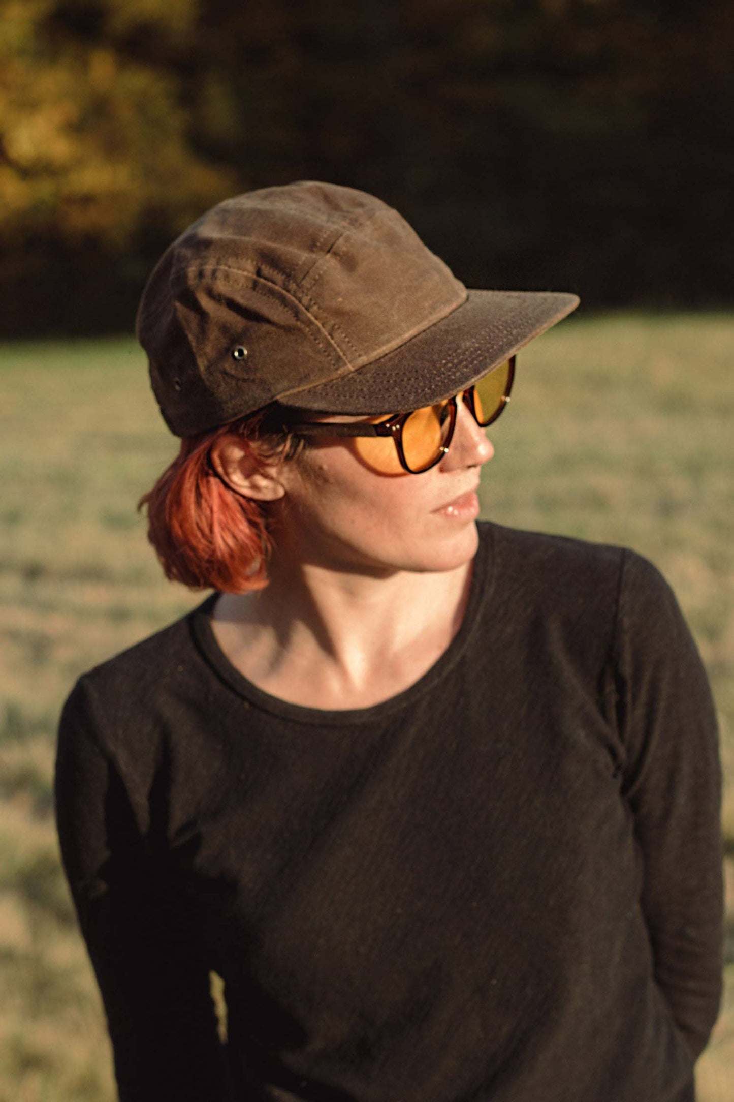Cappello camper in tela cerata