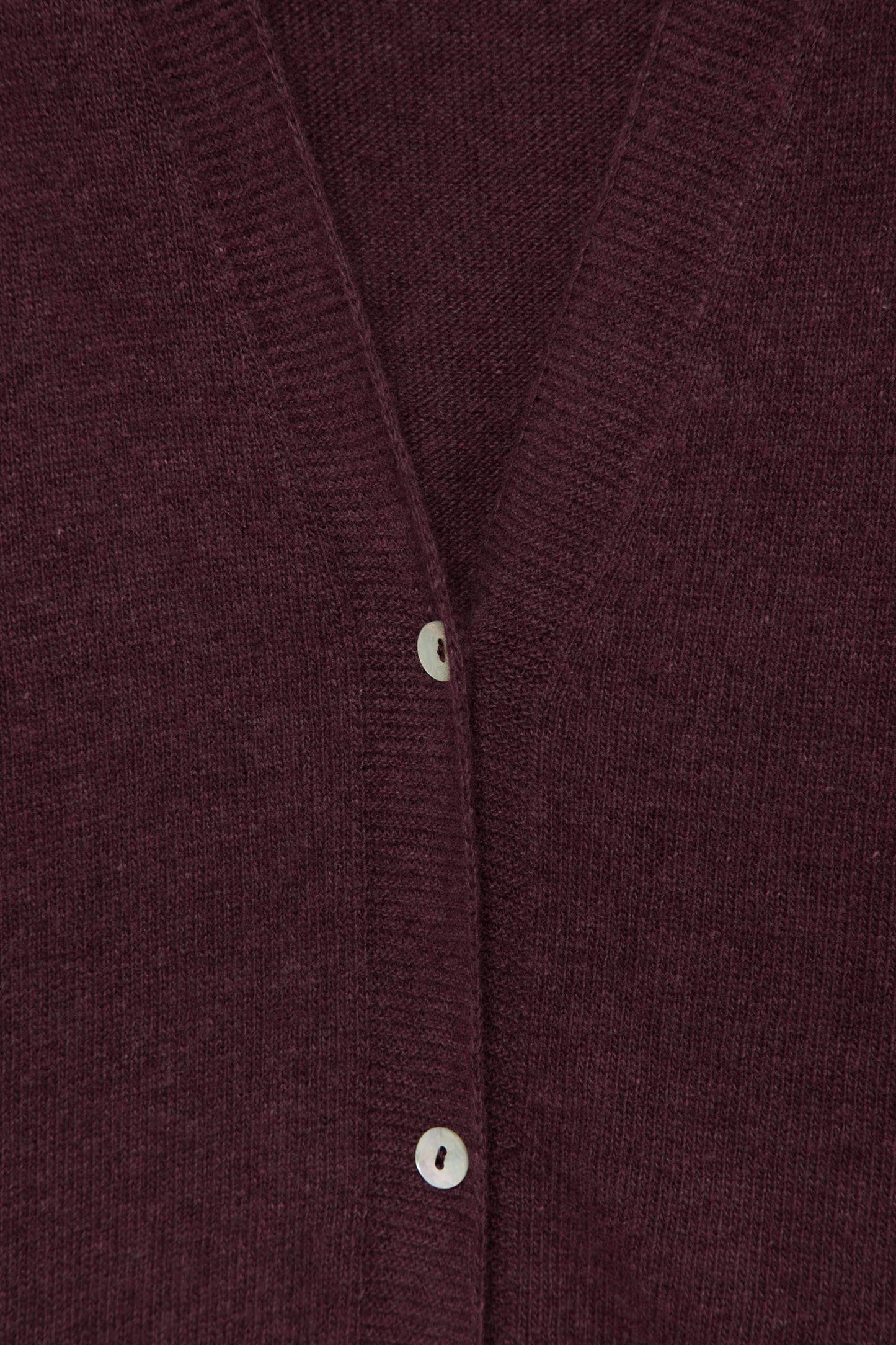 Gilet in maglia con scollo a V e bottoni