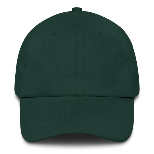 Cappellino minimal in cotone con ricamo