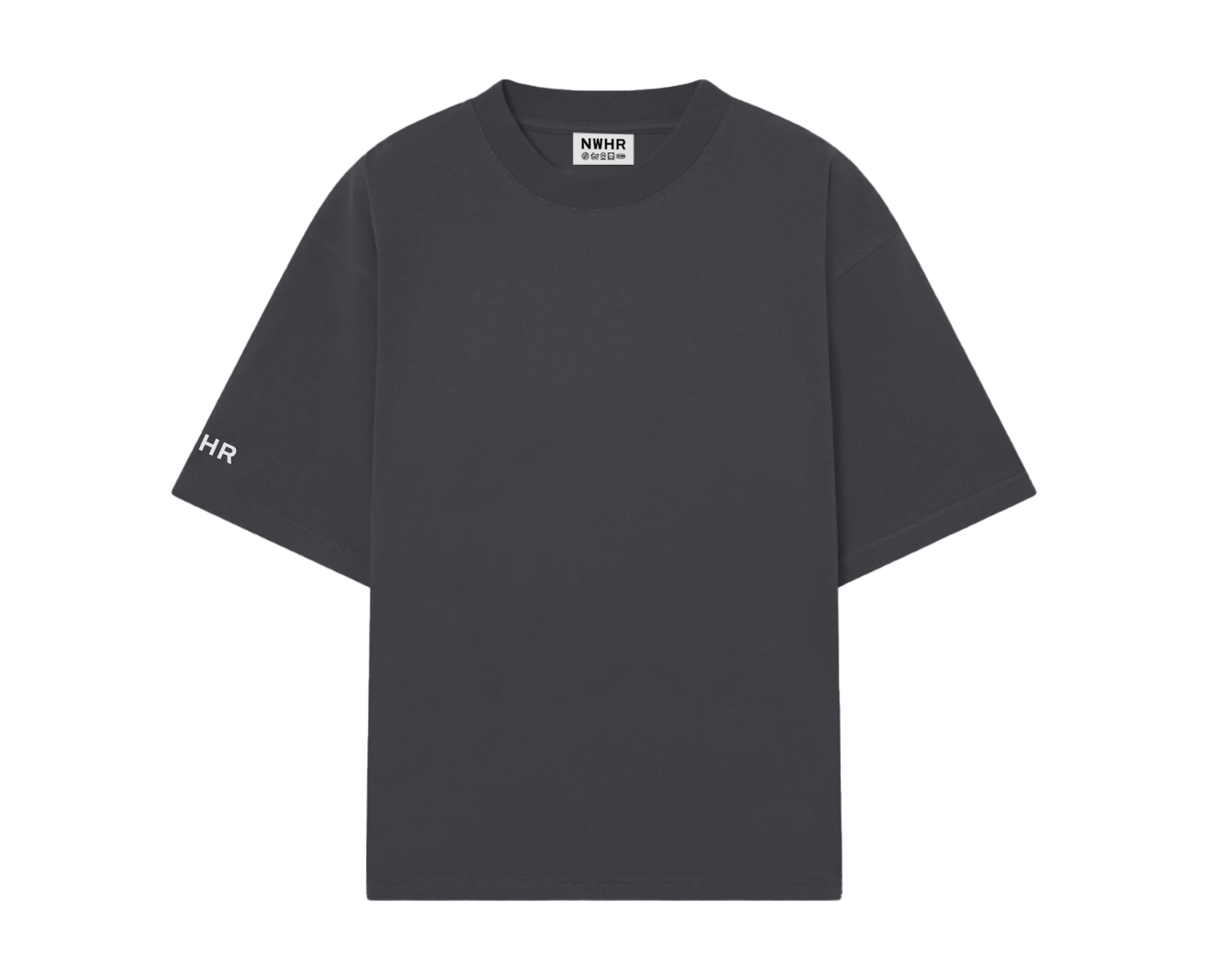 T-shirt Essentials nera oversize a manica lunga
